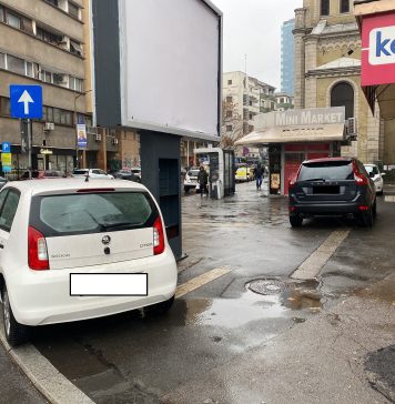 Poliția Locală: Intersecția străzilor Luterană cu Știrbei Vodă – una dintre zonele centrale unde regulile de circulație par a nu însemna nimic pentru unii șoferi
