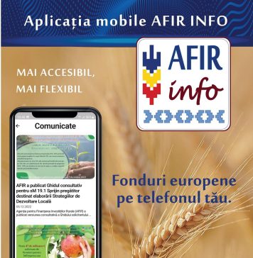 Prima aplicaţie de mobil a unei instituţii publice care gestionează fonduri UE – disponibilă în App Store și Google Play