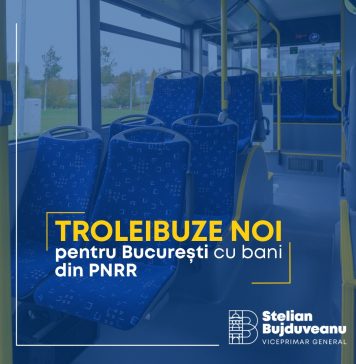 Stelian Bujduveanu: Veşti bune pentru Bucureşti. Cumpărăm alte 22 de troleibuze noi, cu fonduri din PNRR!