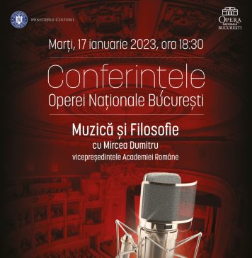 Opera Națională București anunță lansarea unui program de conferințe și dezbateri lunare – ”Conferințele Operei Naționale București”