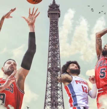 Chicago Bulls a dominat-o pe Detroit Pistons într-un show american la Paris
