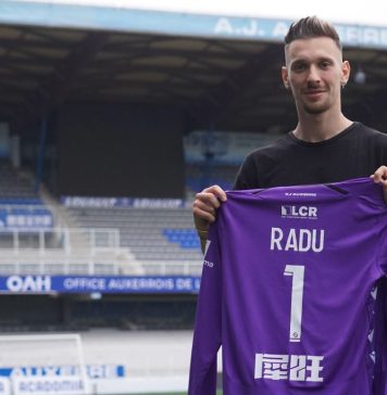 Ionuţ Radu a fost prezentat oficial de AJ Auxerre