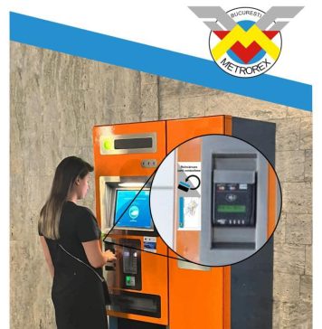 Cardurile contactless Metrorex pot fi reîncărcate la Automatele de Vândut Cartele din stațiile de metrou