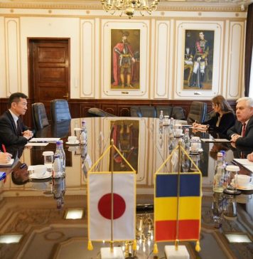 Ministrul apărării naționale, Angel Tîlvăr, întrevedere cu ambasadorul Japoniei la București pe subiecte care au vizat perspectivele relaţiilor de cooperare bilaterală în domeniul apărării, precum și în context NATO