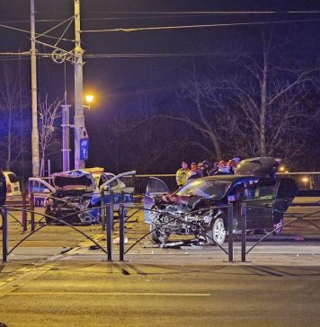 O mașină de Poliție, implicată într-un accident rutier grav pe Șoseaua Colentina