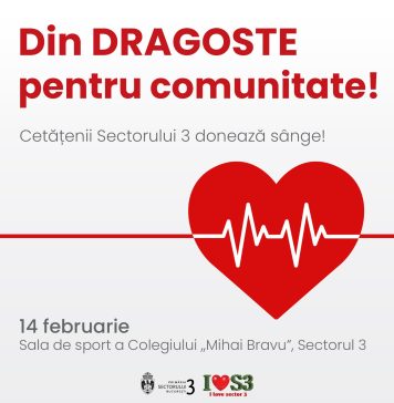 Primăria Sectorului 3 organizează o nouă acțiune de donare de sânge
