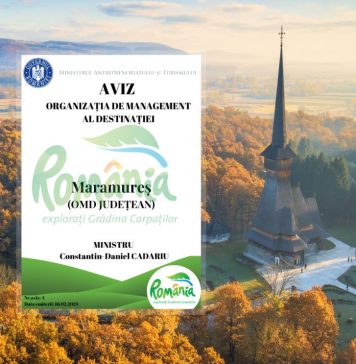 Ministerul Antreprenoriatului și Turismului (MAT) a emis avizul pentru înființarea Organizației de Management al Destinației Județene Maramureș