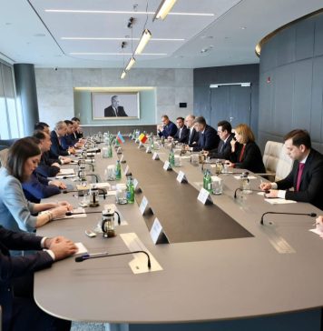 Speaker Ciolacu, Azeri Minister of Economy, about opening a direct Baku-Bucharest flight route