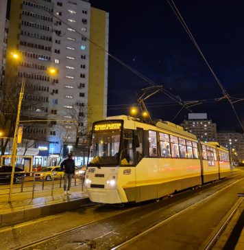 De sâmbătă tramvaiul 21 reia circulația pe sub Pasajul Doamna Ghica