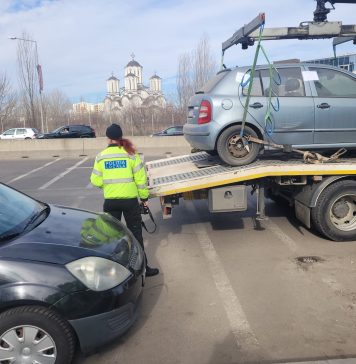 Continuă ridicarea mașinilor abandonate din Sectorul 2
