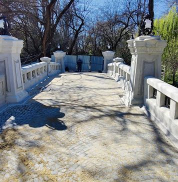Lucrările de reabilitare a Podului Mare din Cişmigiu au fost finalizate – FOTO
