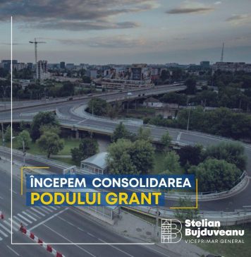 Se reiau lucrările de consolidare a Podului Grant, anunță viceprimarul Bujduveanu