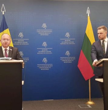 Romanian ForMin Aurescu – political consultations with Lithuanian counterpart; development of bilateral relations, situation in Ukraine