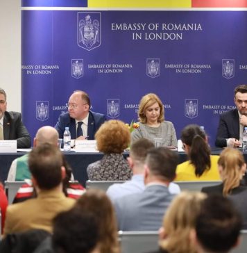 Bogdan Aurescu s-a întâlnit cu reprezentanţi ai comunităţii româneşti din Regatul Unit al Marii Britanii şi Irlandei de Nord, cu ocazia vizitei pe care o efectuează la Londra