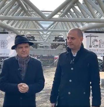 Nicușor Dan: Tablierul metalic a fost montat la pasajul de la Doamna Ghica ar de sâmbătă se reia circulaţia tramvaiului