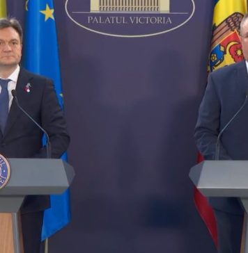 PM Ciuca welcomes Moldovan PM Recean at Victoria Palace