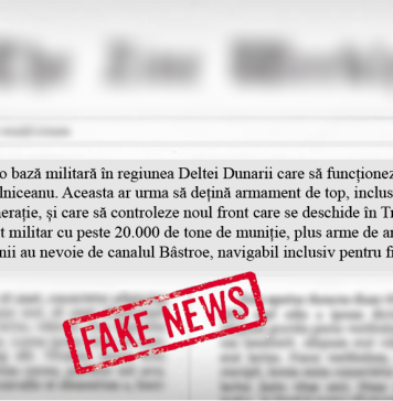 Știre falsă despre înființarea unei baze militare americane în Delta Dunării, semnalată de Ministerul Apărării