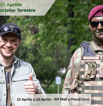 Expoziţii de armament şi tehnică militară, ceremonii, de Ziua Forţelor Terestre, în București