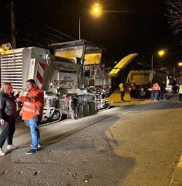 S-a început asfaltarea străzilor mari, principale, din Sectorul 5 – FOTOS-a început asfaltarea străzilor mari, principale, din Sectorul 5; Rares Hopinca, primarul interimar, a supravegheat lucrările – FOTO
