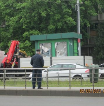 Un chioșc de presă de pe Șos. Pantelimon, desființat