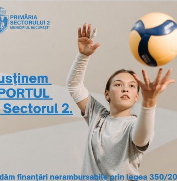Primăria Sectorului 2 oferă finanţări nerambursabile pentru proiecte ce promovează sportul