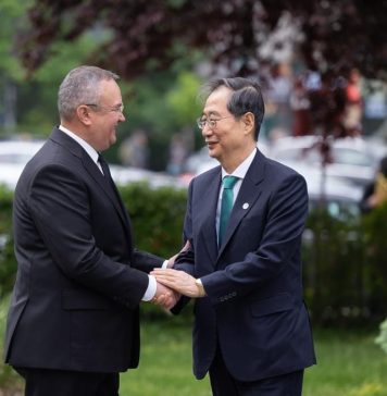 Nicolae Ciucă: Am avut astăzi o întâlnire cu omologul meu sud-coreean, Han Duck-soo, cu care am discutat despre oportunitățile de cooperare economică dintre țările noastre