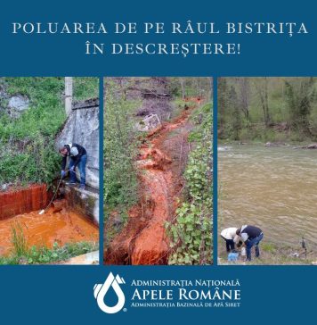 Apele Române: Poluarea de pe râul Bistriţa este în descreştere