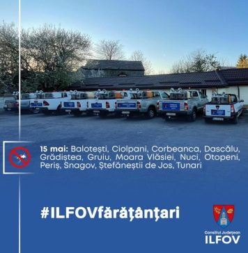 15 mai – începe a doua acțiune de dezinsecție terestră în cadrul campaniei ,,Ilfov fără țânțari”