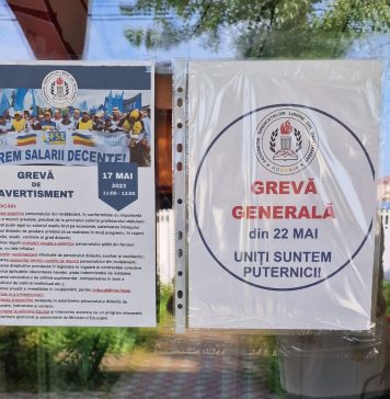 Greva generală din învăţământ continuă şi miercuri / Mâine, în Bucureşti, este aşteptat un miting de amploare