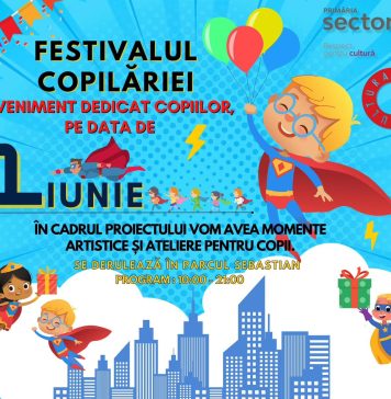 1 iunie în Sectorul 5 – Ateliere de creaţie în Parcul Sebastian şi festival la Opera Naţională Bucureşti