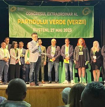 Congres Extraordinar al Verzilor: Copreședinții Marius Lazăr și Lavinia Cosma au fost reconfirmați în fruntea Partidului Verde (Verzii)