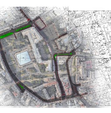 Piața Revoluției ar putea deveni exclusiv pietonală