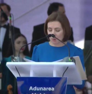 VIDEO Maia Sandu, în deschiderea mitingului „Moldova Europeană” de la Chişinău: Locul Republicii Moldova e în UE
