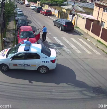 VIDEO/ Poliția Locală Dobroești a depistat prin camerele video un autovehicul cu numere false, condus de un cetățean străin
