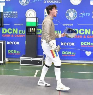 Radu Nitu wins gold medal in individual sabre event Under-23 European Championships