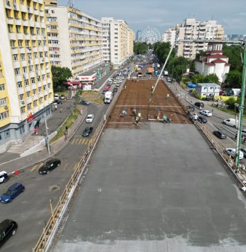 VIDEO/ A început turnarea betonului pe pasajul Doamna Ghica