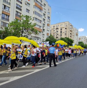 Al treilea marș de amploare al profesorilor va fi organizat vineri, din Piața Victoriei la Cotroceni