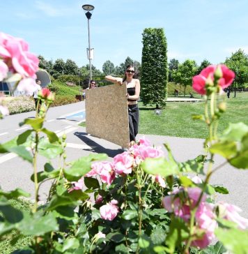 FOTO/ A început amenajarea celor 13 grădini tematice de la West Side Flower Fest