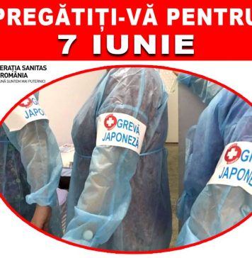 SANITAS anunţă grevă japoneză, începând de miercuri