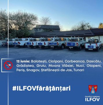 A început a treia acțiune de dezinsecție terestră în cadrul campaniei ,,Ilfov fără țânțari”