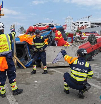 FOTO/ ISU B-IF, locul I la Competiția Națională de Descarcerare și de Acordare a Primului Ajutor Calificat