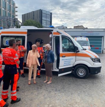 FOTO/ Serviciului de Ambulanță București Ilfov a primit o nouă ambulanță