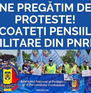 Poliţiştii protestează luni în Parcul Izvor