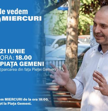 Primarul Radu Mihaiu îi invită pe locuitori la discuții în parcarea de la Piața Gemeni