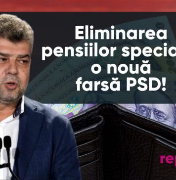 REPER: Eliminarea pensiilor speciale ale parlamentarilor în forma propusă de către PSD este, în fapt, „o farsă”