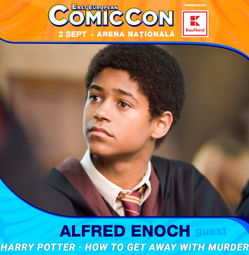 Un actor din Harry Potter și How to Get Away with Murder vine, în premieră, la Comic Con Arena Națională