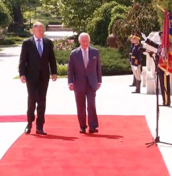VIDEO Regele Charles al III-lea a fost primit la Palatul Cotroceni de preşedintele Klaus Iohannis