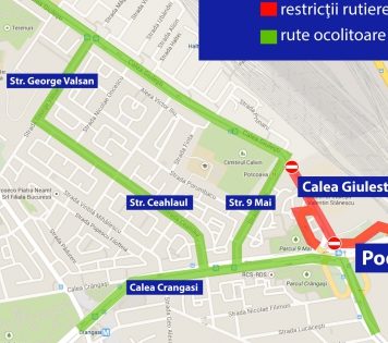 Trafic restricţionat duminică pe Calea Giuleşti / Se marchează 100 de ani de la înfiinţarea Clubului Rapid