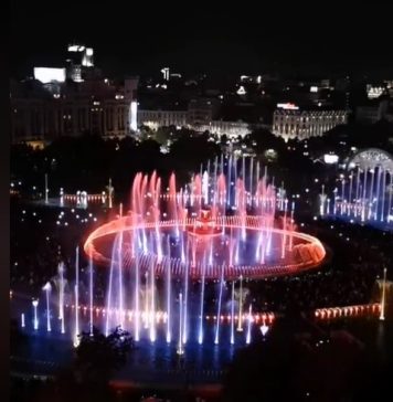 Spectacolele de apă, muzică şi lumini de la Fântânile Urbane sărbătoresc 120 de ani de la prima audiţie a „Rapsodiei române”