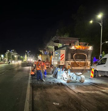 FOTO/ Bulevardul Magheru a intrat în reparații